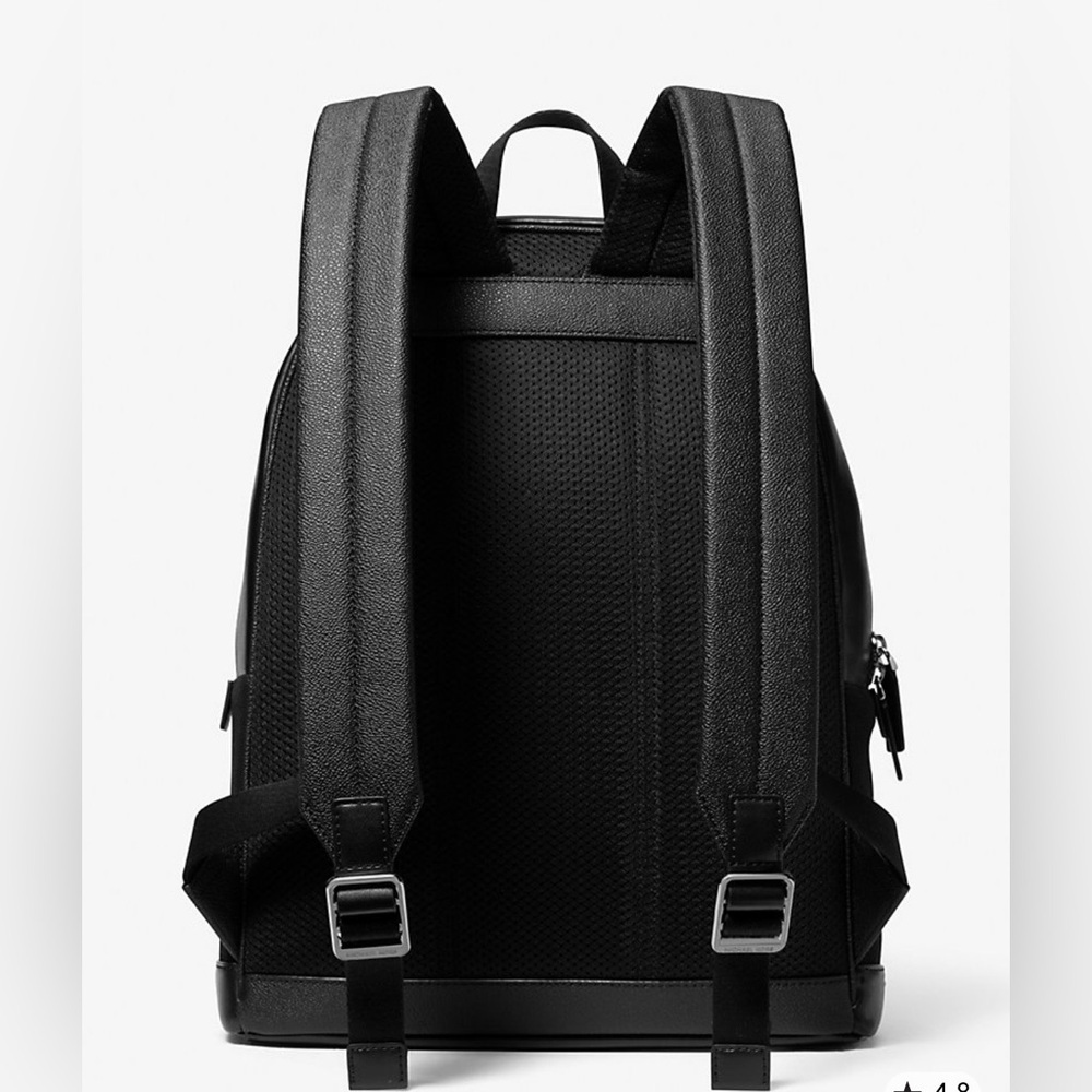 Michael Kors Cooper Canvas Black Backpack - Picture 4 of 5